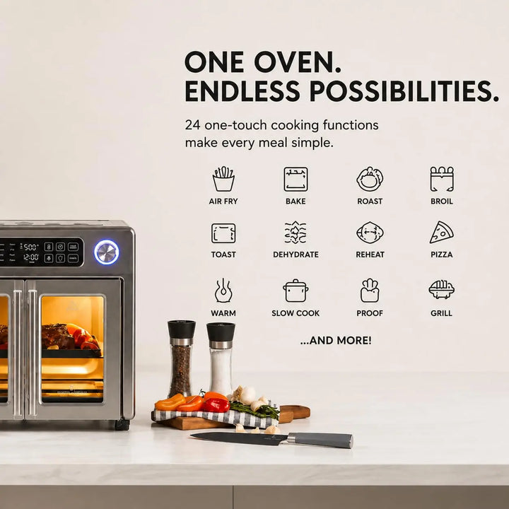 Emeril Lagasse 26QT French Door Multi-Function Air Fryer Toaster Oven