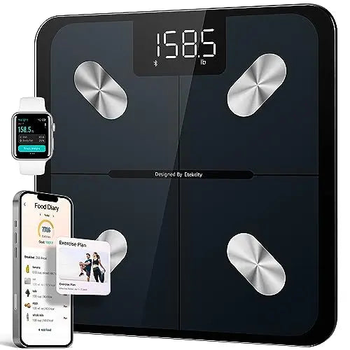 Etekcity Smart Scale for Body Weight - Black 