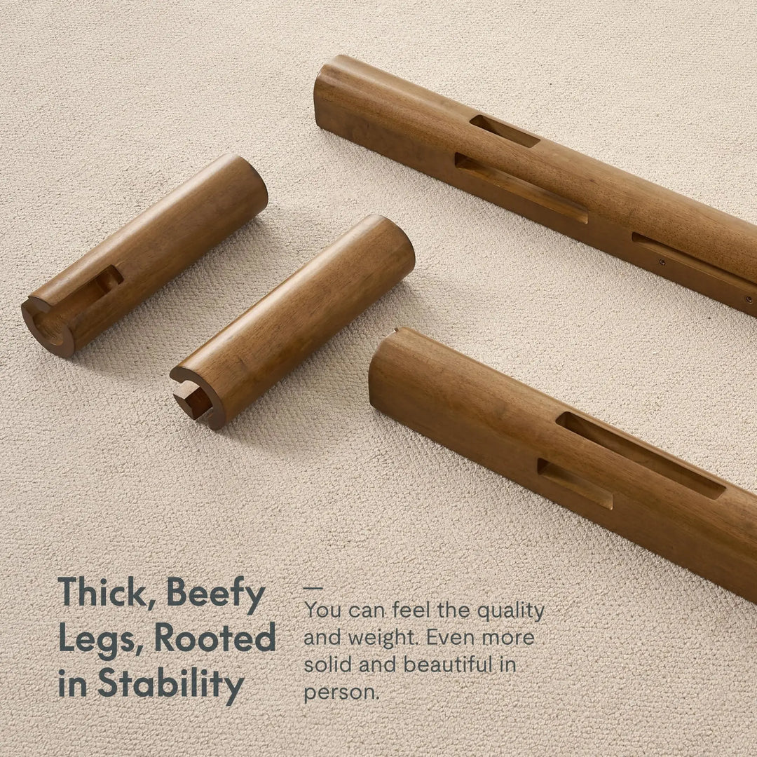 FLEXISPOT Hako G2 Japanese Joinery Bed Frame, King, No-Tool Assembly