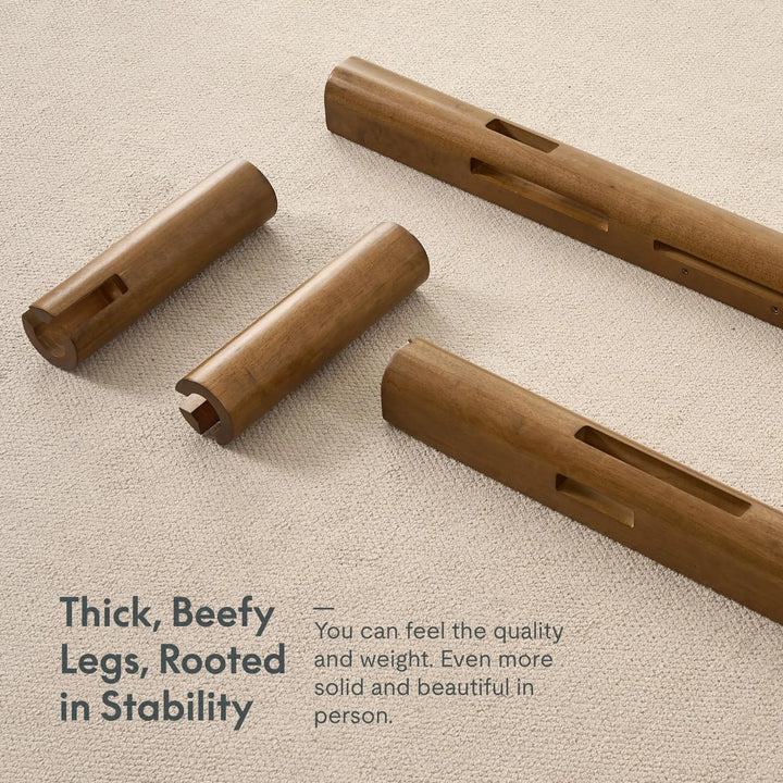 FLEXISPOT Hako G2 Japanese Joinery Bed Frame, King, No-Tool Assembly