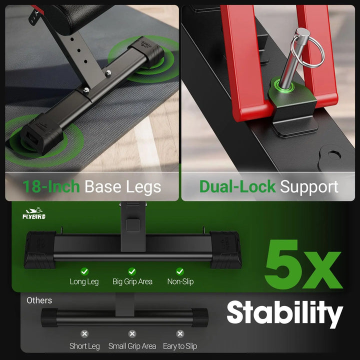 FLYBIRD Adjustable Weight Bench