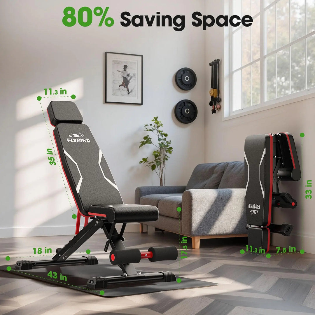 FLYBIRD Adjustable Weight Bench