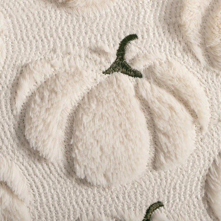 Fall Pillow Covers 18x18, Set of 2, Beige Pumpkin Decorations for Home