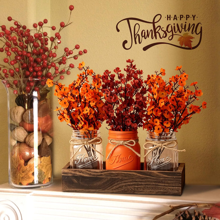 Fall Thanksgiving Table Centerpiece, Farmhouse Table Kitchen Decor