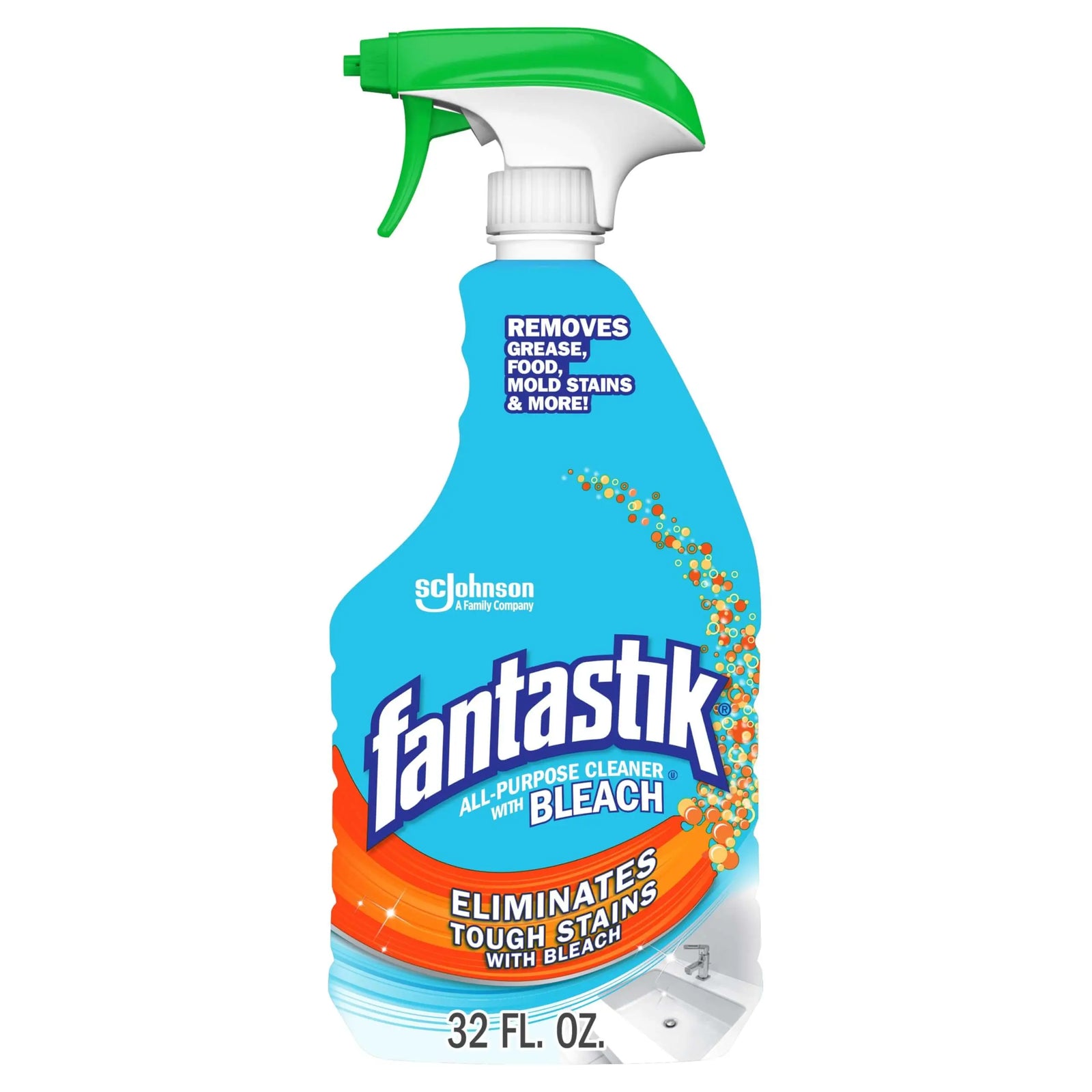 Fantastik All-Purpose Cleaner, With Bleach, 32 Fl Oz 