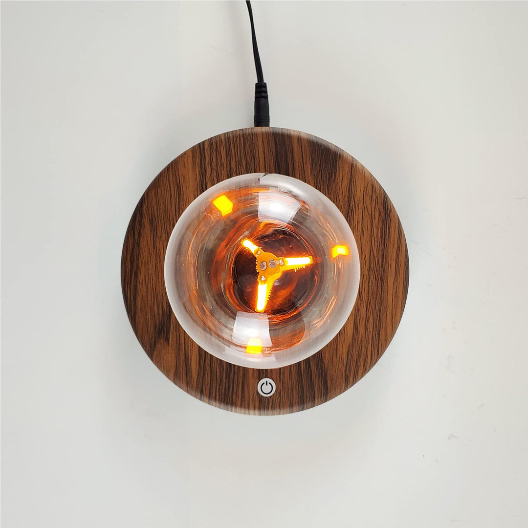 HCNT Levitating Bulb Lamp Magnetic Floating LED Light Desk Lamp Table lamp Night Light, 360 Degree Automatic Rotating Light for Unique Gifts Room Home Office Decor 
