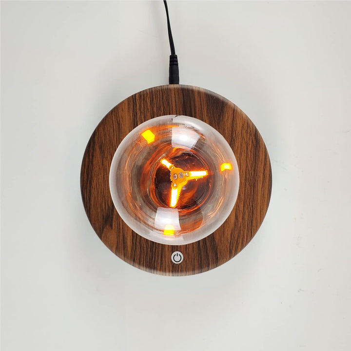 HCNT Levitating Bulb Lamp Magnetic Floating LED Light Desk Lamp Table lamp Night Light, 360 Degree Automatic Rotating Light for Unique Gifts Room Home Office Decor 