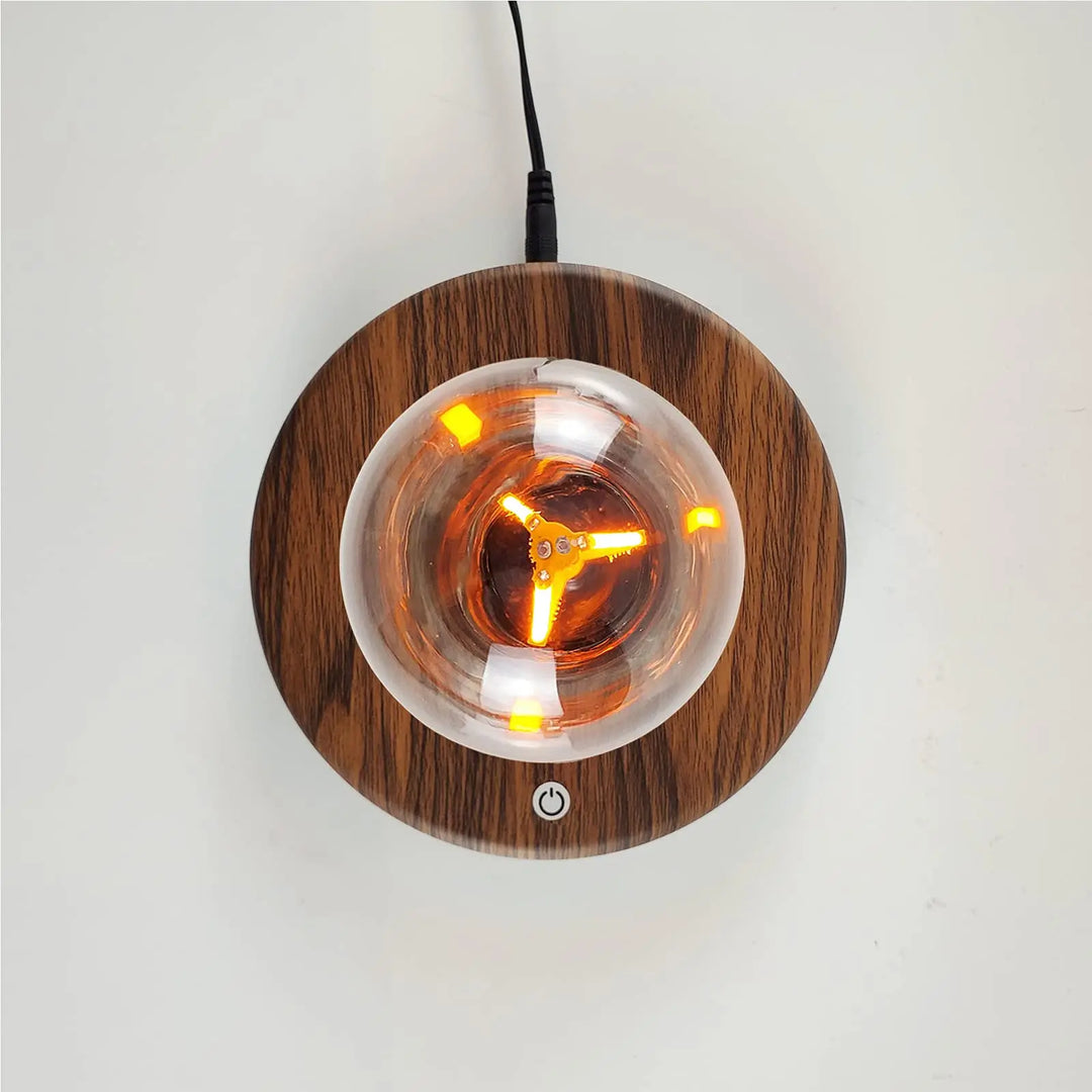 HCNT Levitating Bulb Lamp Magnetic Floating LED Light Desk Lamp Table lamp Night Light, 360 Degree Automatic Rotating Light for Unique Gifts Room Home Office Decor 