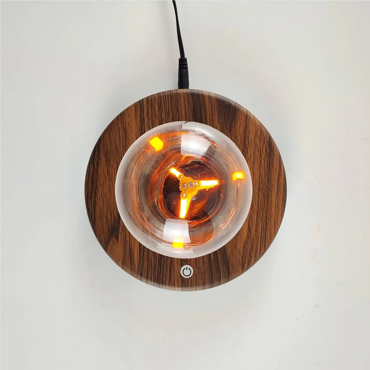 HCNT Levitating Bulb Lamp Magnetic Floating LED Light Desk Lamp Table lamp Night Light, 360 Degree Automatic Rotating Light for Unique Gifts Room Home Office Decor 