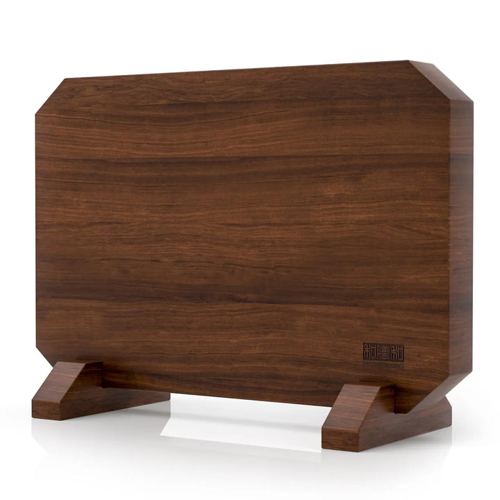 HOSHANHO Magnetic Knife Block, Thickened Acacia Wood Kitchen Knife Holder