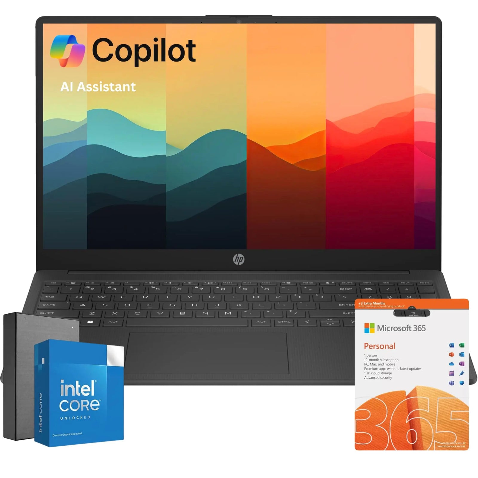 HP Newest Multitasking Slim Laptop 15.6", 16GB RAM, 256GB, Windows 11 