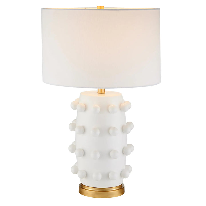 Henn&amp;Hart 26 Inch Modern 1-Light Table Lamp, Flat White
