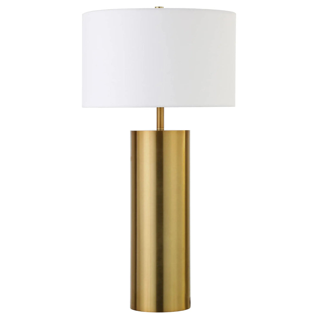 Henn&amp;Hart 30 Inch Modern 1-Light Table Lamp, Gold