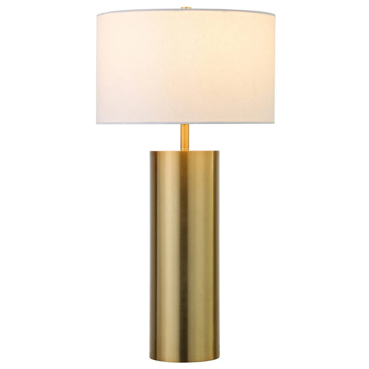 Henn&amp;Hart 30 Inch Modern 1-Light Table Lamp, Gold