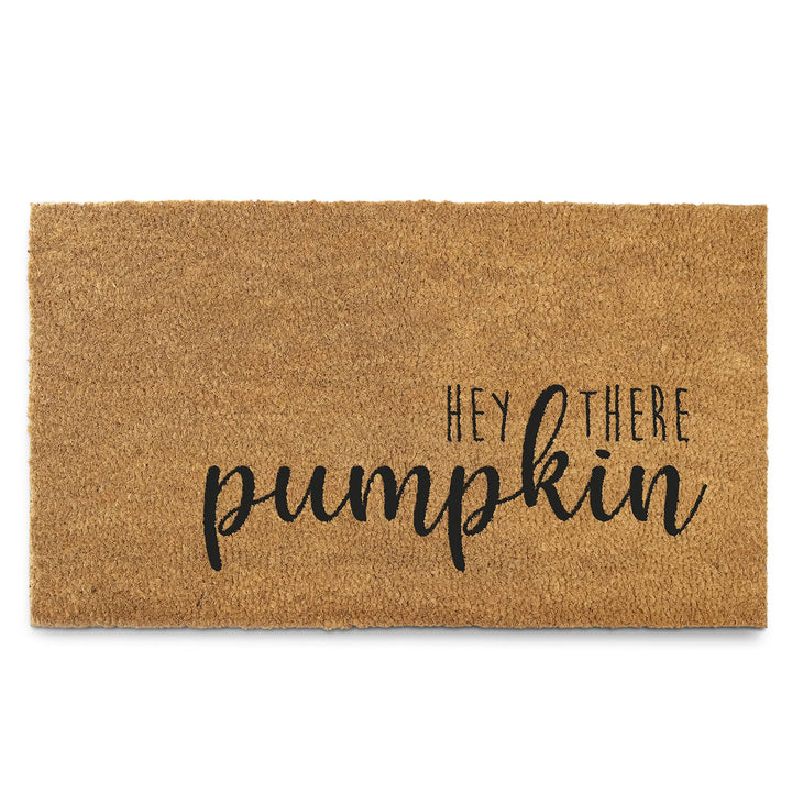 Hey There Pumpkin Door Mat 30x17 Inch, Hello Pumpkin Welcome Mat Coir Fall