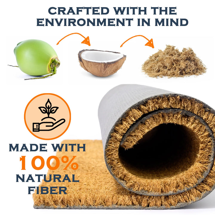 Hey There Pumpkin Door Mat 30x17 Inch, Hello Pumpkin Welcome Mat Coir Fall