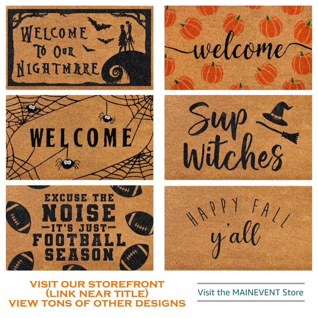 Hey There Pumpkin Door Mat 30x17 Inch, Hello Pumpkin Welcome Mat Coir Fall