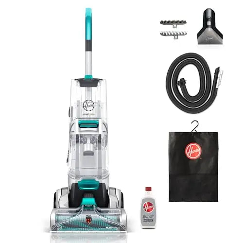 Hoover SmartWash Automatic Carpet Cleaner - Turquoise/Clear 