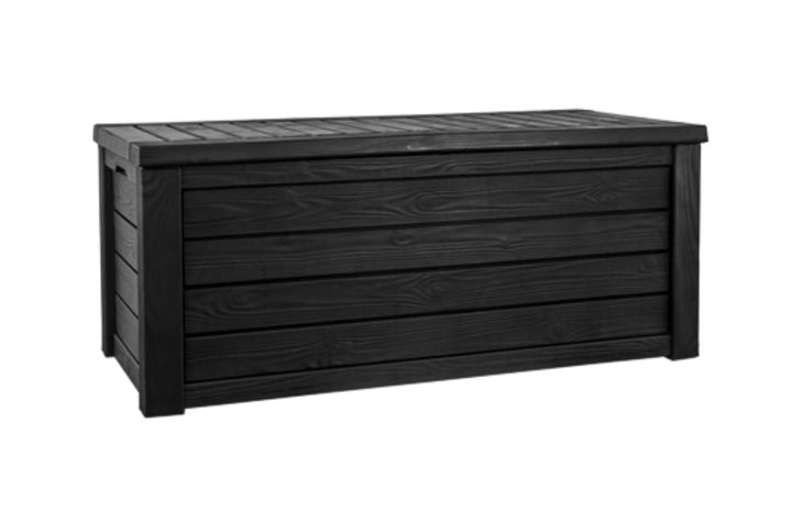 Keter Westwood Outdoor Storage Deck Box, 150 Gallon, Dark Grey 