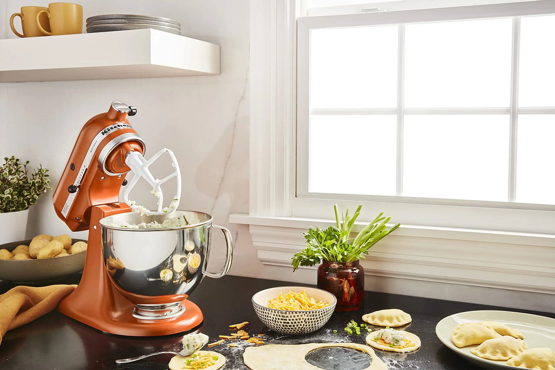 KitchenAid Artisan, 5-Qt Tilt Head Stand Mixer, KSM150PS, Scorched Orange