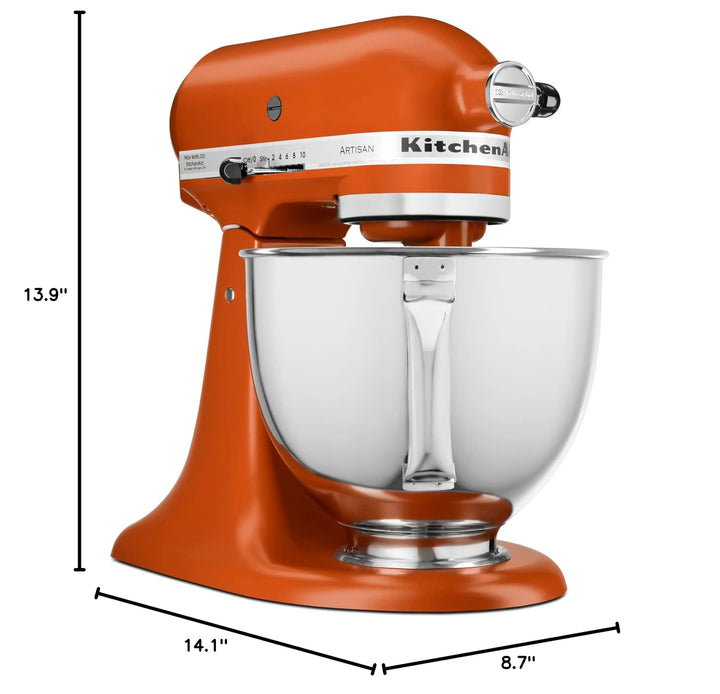 KitchenAid Artisan, 5-Qt Tilt Head Stand Mixer, KSM150PS, Scorched Orange