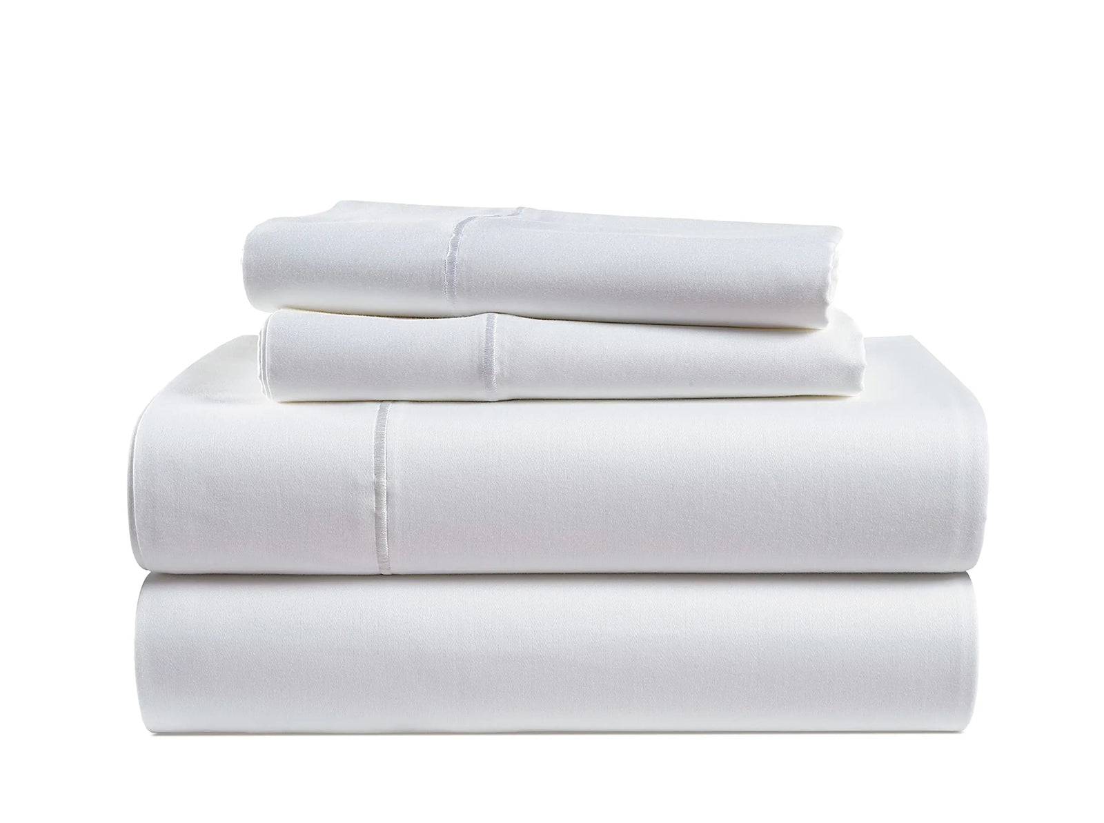 LANE LINEN 100% Egyptian Cotton Sheets King Size - 1000 Thread Count, 4Pc King Size Sheets Set, Smooth Sateen Weave King Sheets, Ultra Luxury Bed Sheets, 16" Deep Pocket King Sheet Set - White Sheets 
