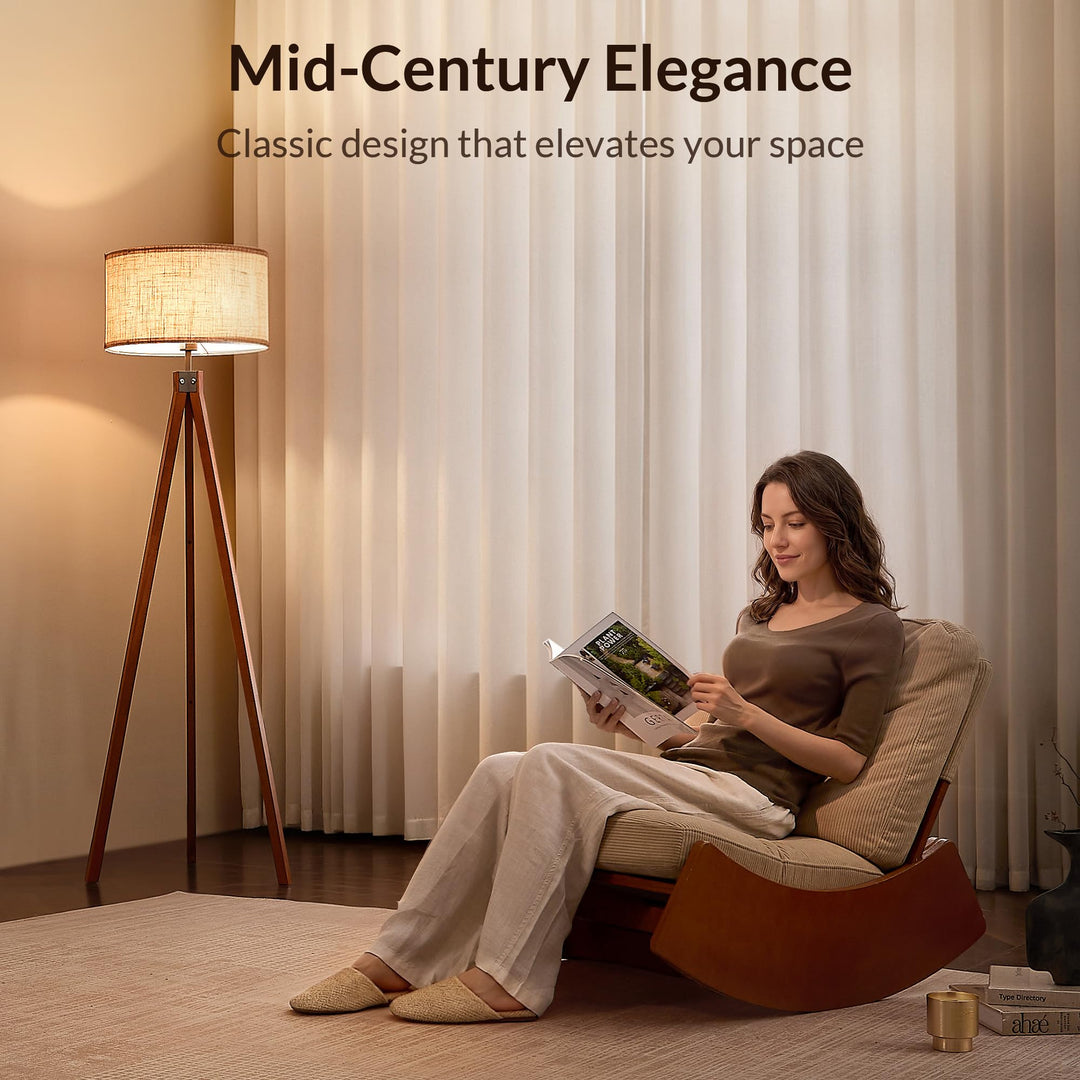 LEPOWER Tripod Floor Lamp Mid Century Modern Standing Lamps for Living Room 