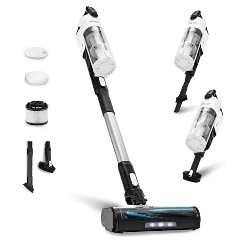 LEVOIT Cordless Vacuum Cleaner, Stick Vac Lightweight - Black/White 