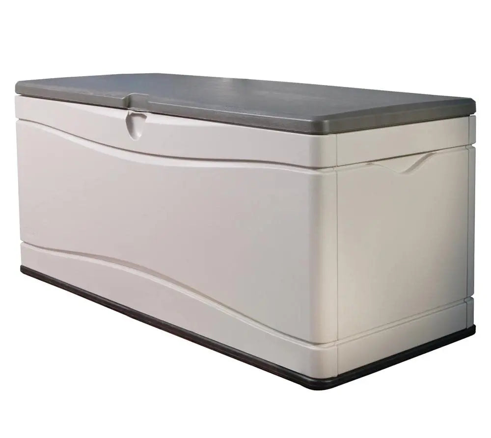LIFETIME 60012 Extra Large Deck Box, 130 Gallon, Desert Sand/Brown 