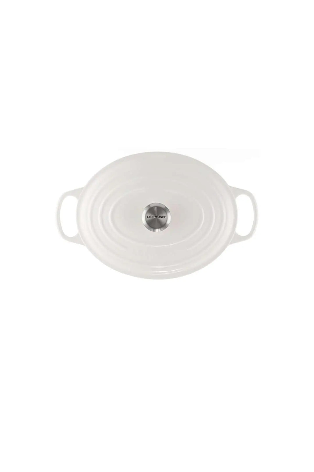 Le Creuset Enameled Cast Iron Signature Oval Dutch Oven, 6.75 qt. - White 