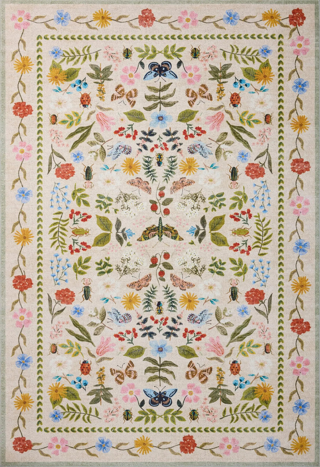 Loloi Rifle Paper Co Canopy Cream 7&