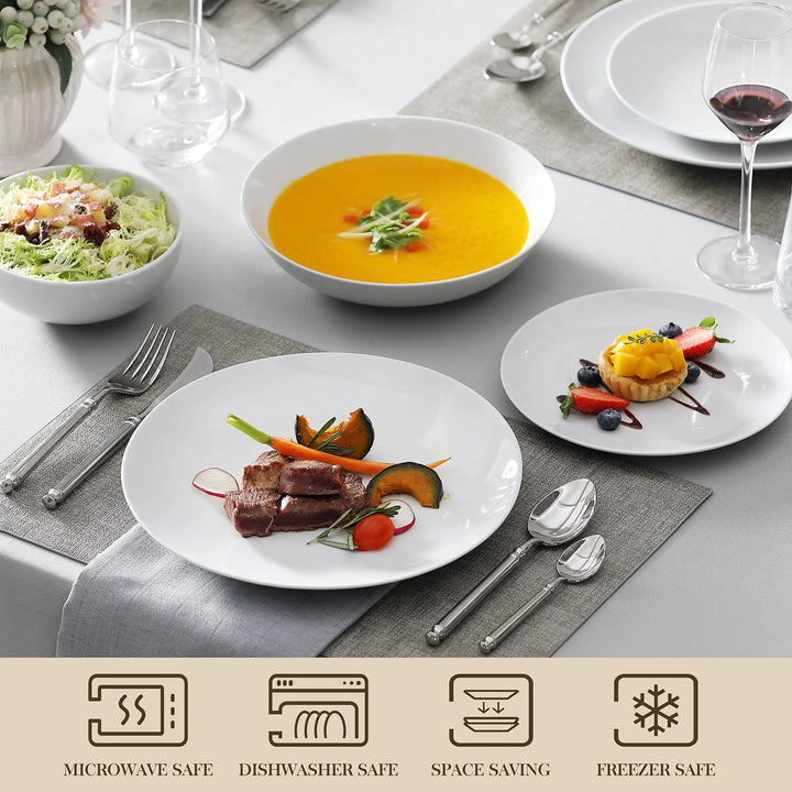 MALACASA Amelia Dinnerware Set