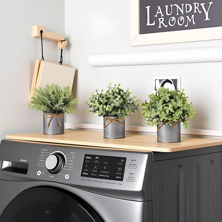 Mkono Small Fake Plants, 3 Pack Faux Plants for Farmhouse Home Decor Indoor 