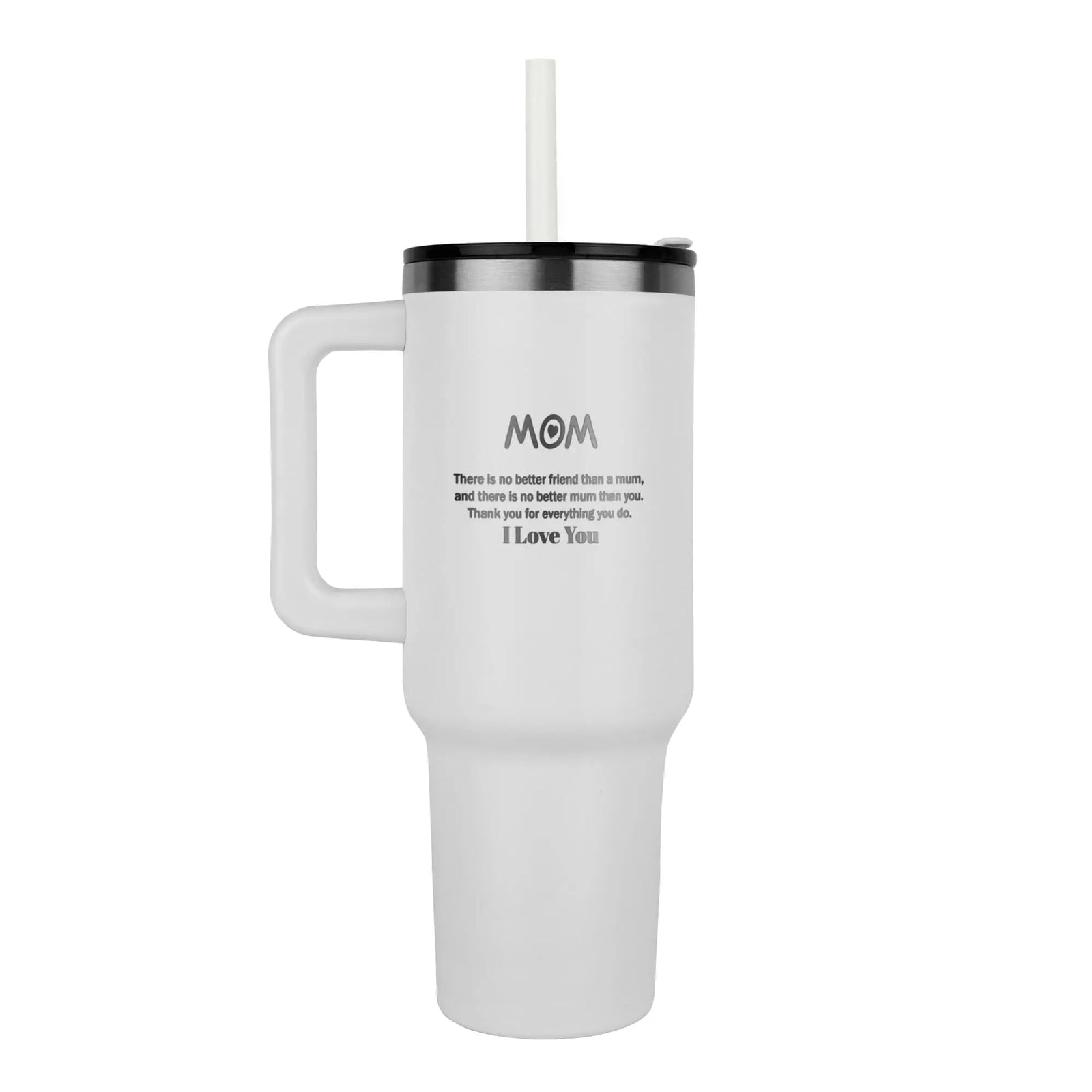 Mom Tumbler 40oz, Mother's Day or Birthday Gift – Thank You Mom 