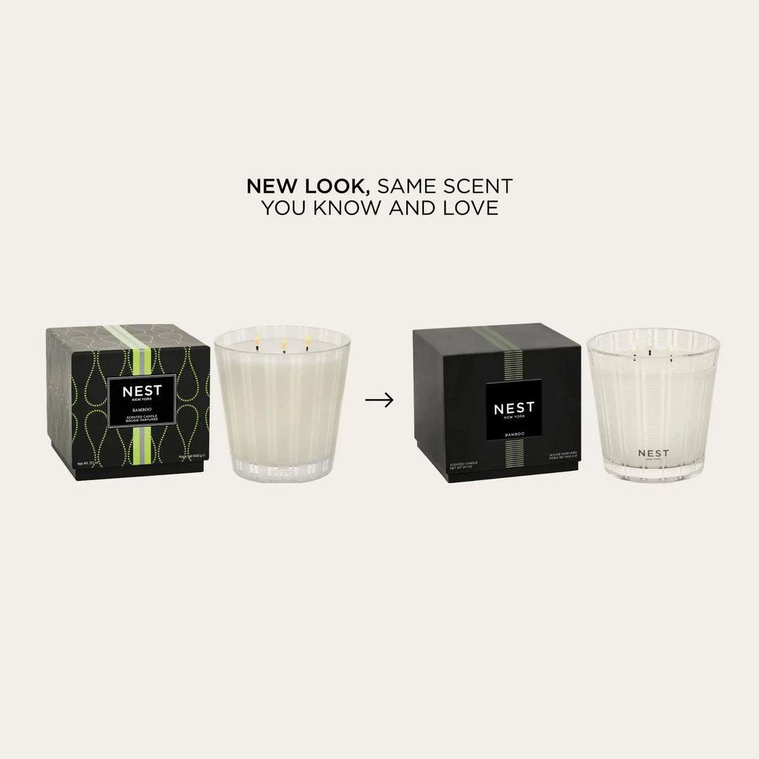 NEST New York Scented 3-Wick Candle, Bamboo, 21.2 oz