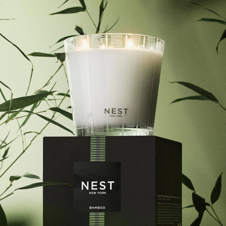 NEST New York Scented 3-Wick Candle, Bamboo, 21.2 oz