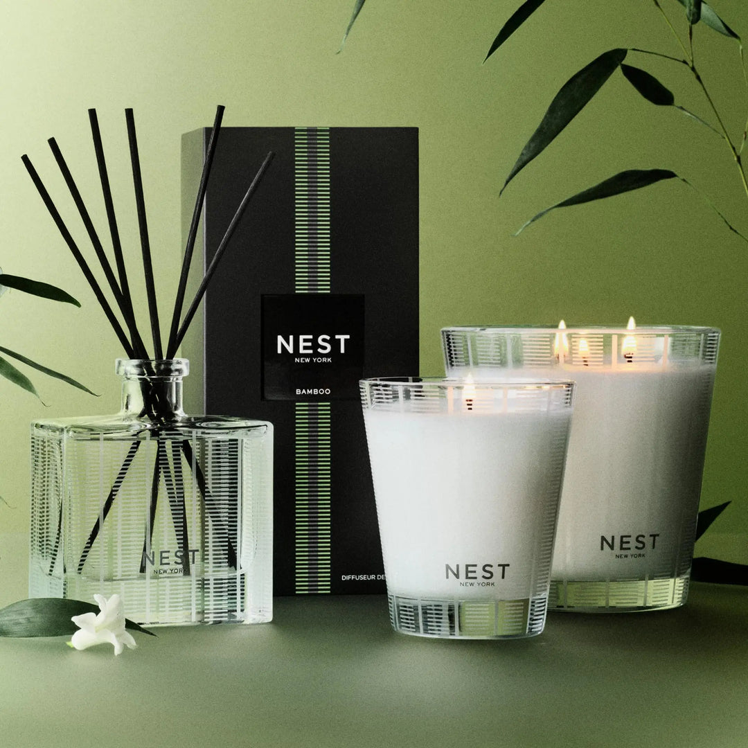 NEST New York Scented 3-Wick Candle, Bamboo, 21.2 oz