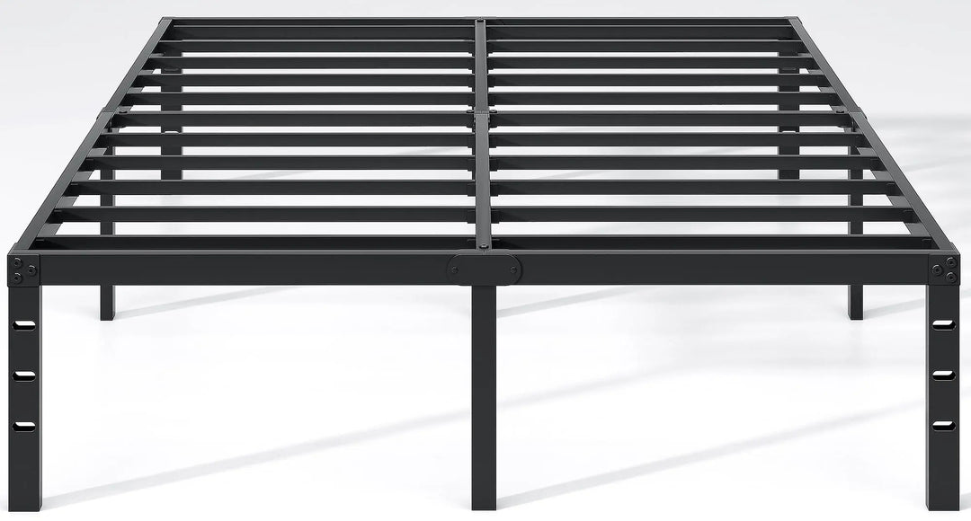 NEW JETO Metal Bed Frame,Queen Size Bed Frame with Storage Space,14 Inch 