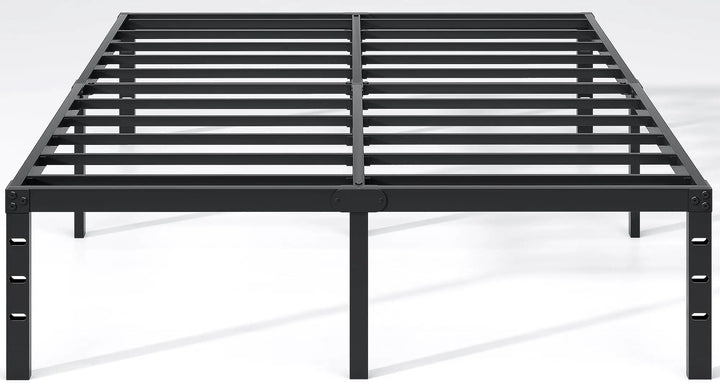 NEW JETO Metal Bed Frame,Queen Size Bed Frame with Storage Space,14 Inch 
