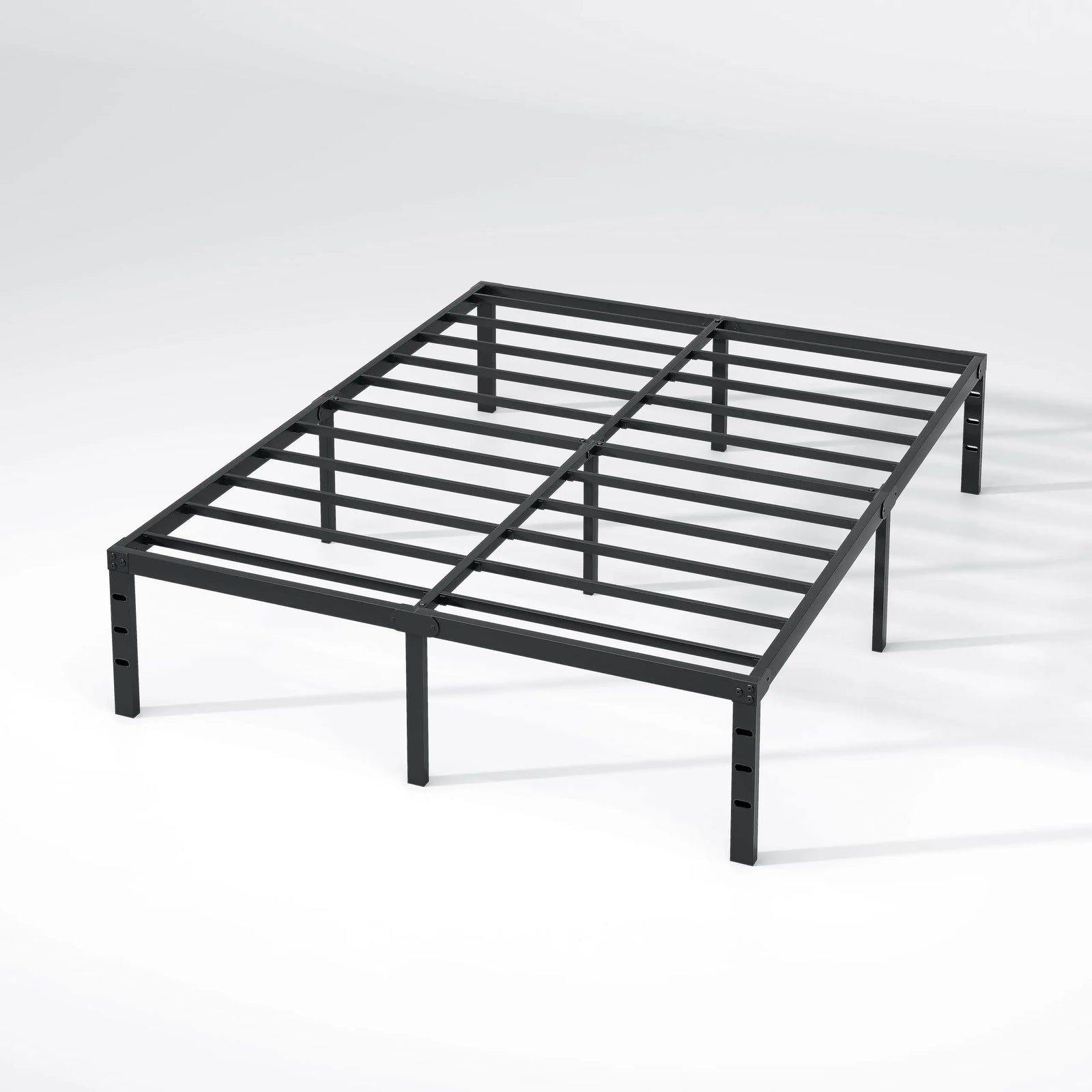 NEW JETO Metal Bed Frame,Queen Size Bed Frame with Storage Space,14 Inch 