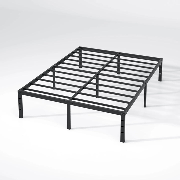 NEW JETO Metal Bed Frame,Queen Size Bed Frame with Storage Space,14 Inch 