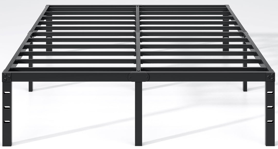 NEW JETO Metal Bed Frame,Queen Size Bed Frame with Storage Space,14 Inch 