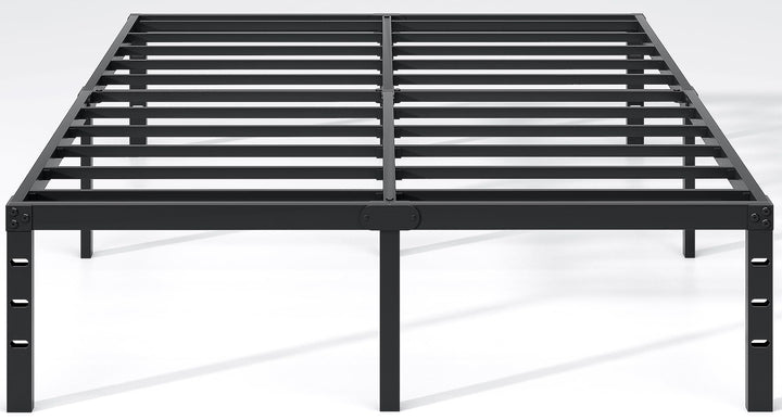 NEW JETO Metal Bed Frame,Queen Size Bed Frame with Storage Space,14 Inch 