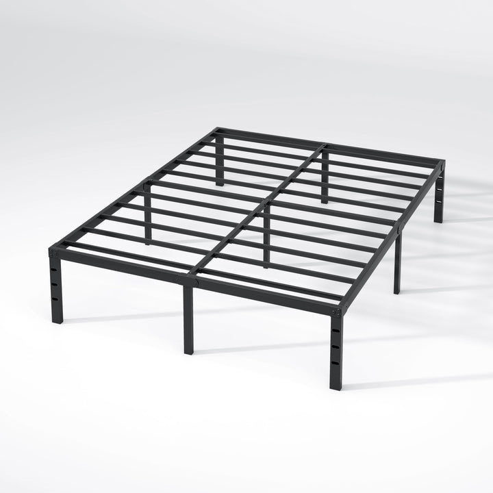 NEW JETO Metal Bed Frame,Queen Size Bed Frame with Storage Space,14 Inch 