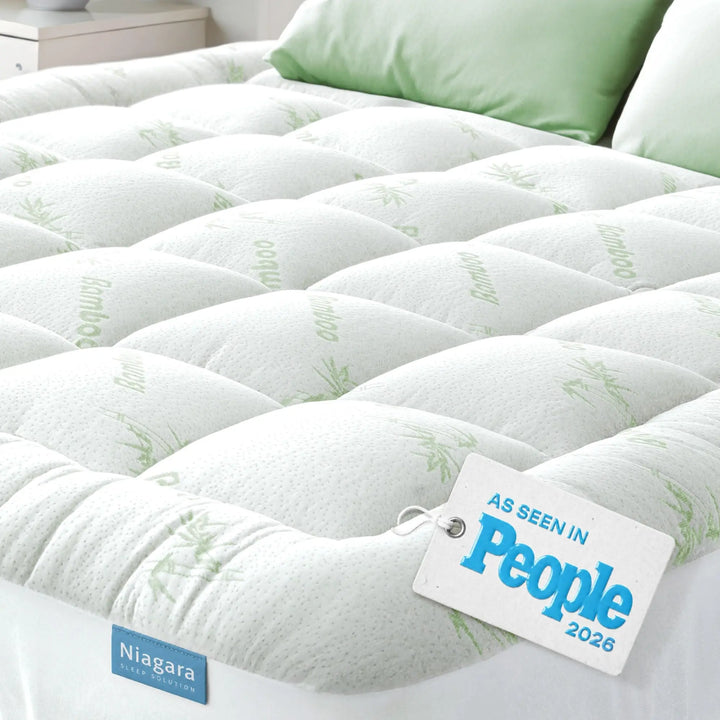 Niagara Sleep Solution Queen Ultra Soft Mattress Topper — Back Pain Relief 