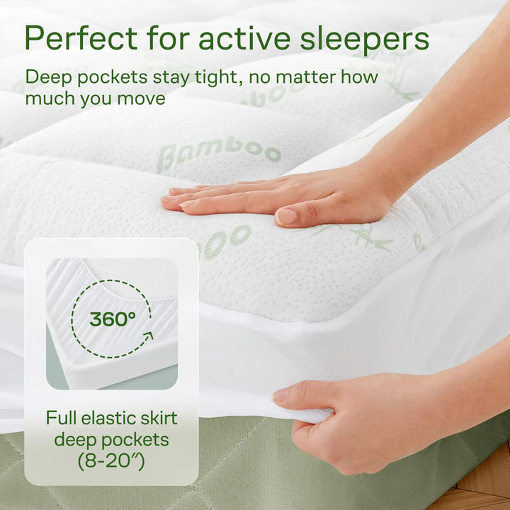 Niagara Sleep Solution Queen Ultra Soft Mattress Topper — Back Pain Relief 