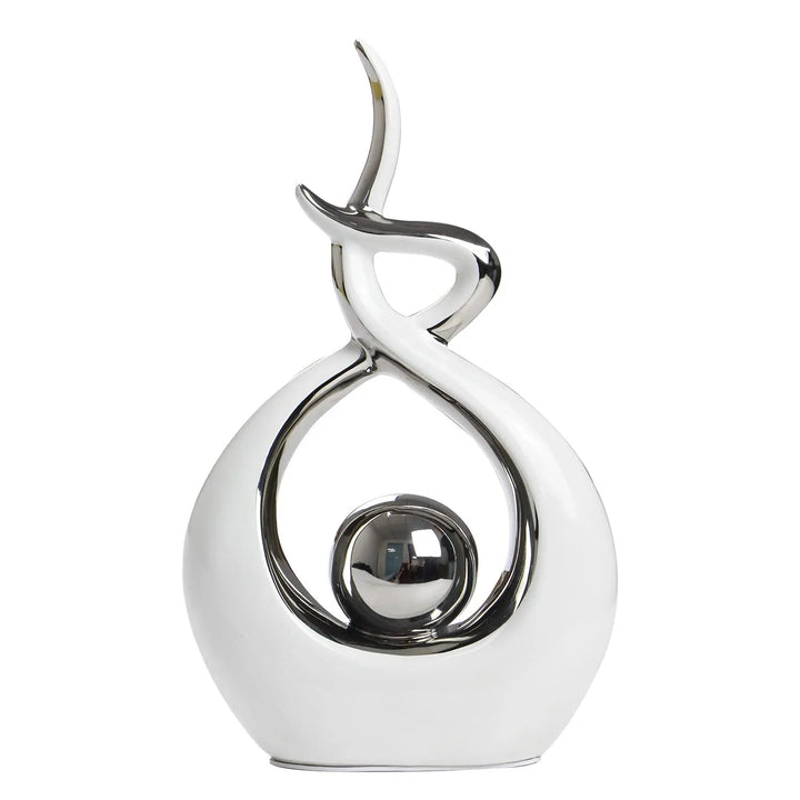 Norrclp Modern Abstract Art Ceramic Statue, Table Decor