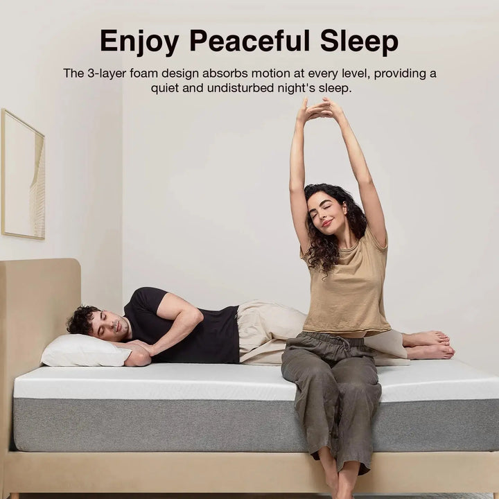 Novilla Bliss Queen Size Mattress, 12 Inch Gel Memory Foam Mattress Queen 
