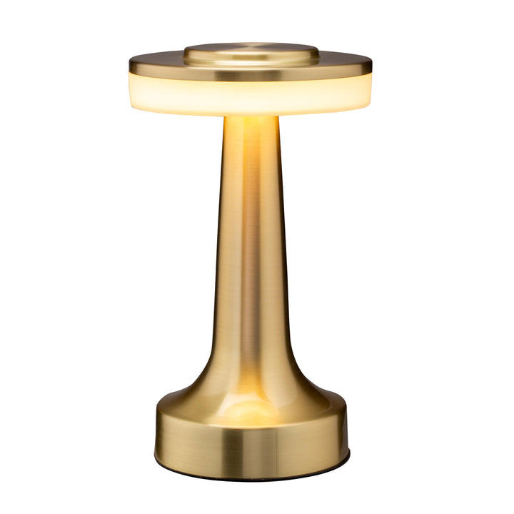 O’Bright Portable LED Table Lamp with Touch Sensor, 3-Levels Brightness, Rechargeable Battery Up to 48 Hours Usage, Night Light for Kids Nursery, Nightstand Lamp, Bedside Lamp (Gold) 