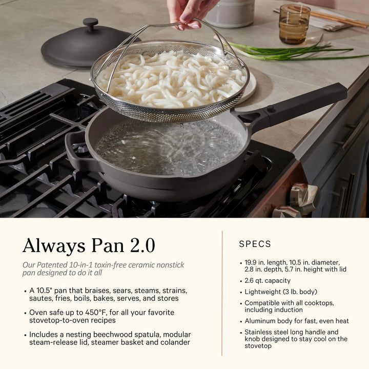 Our Place Cookware Set, 13-Piece Ceramic Nonstick Pots &amp; Pans with Utensils